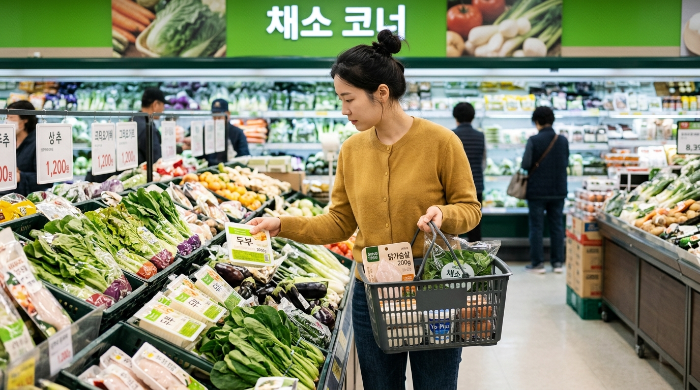 장보기와 재료 준비