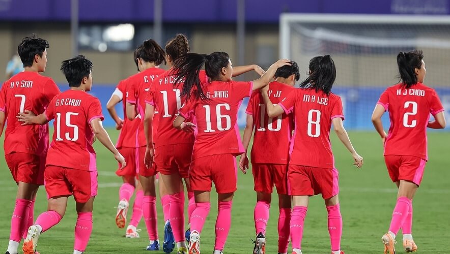 항저우 아시안게임 여자축구 미얀마전 하이라이트
