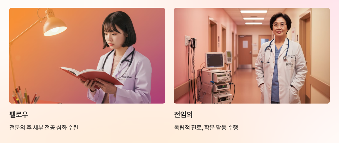 펠로우, 전임의 설명