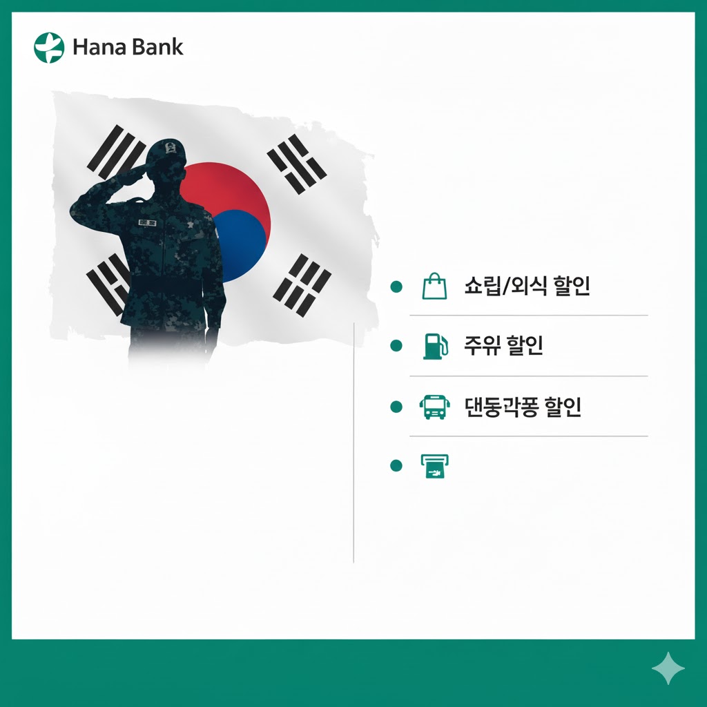 하나은행 나라사랑카드 혜택