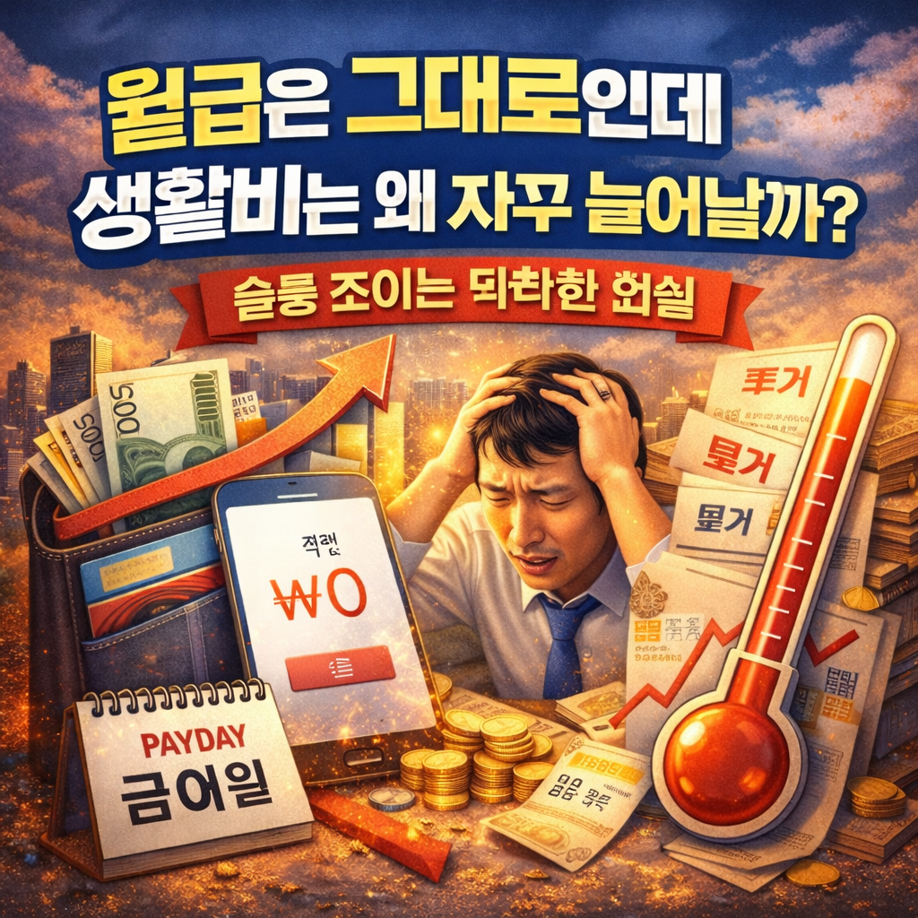 돈을 덜 쓰는데도 통장이 비는 이유