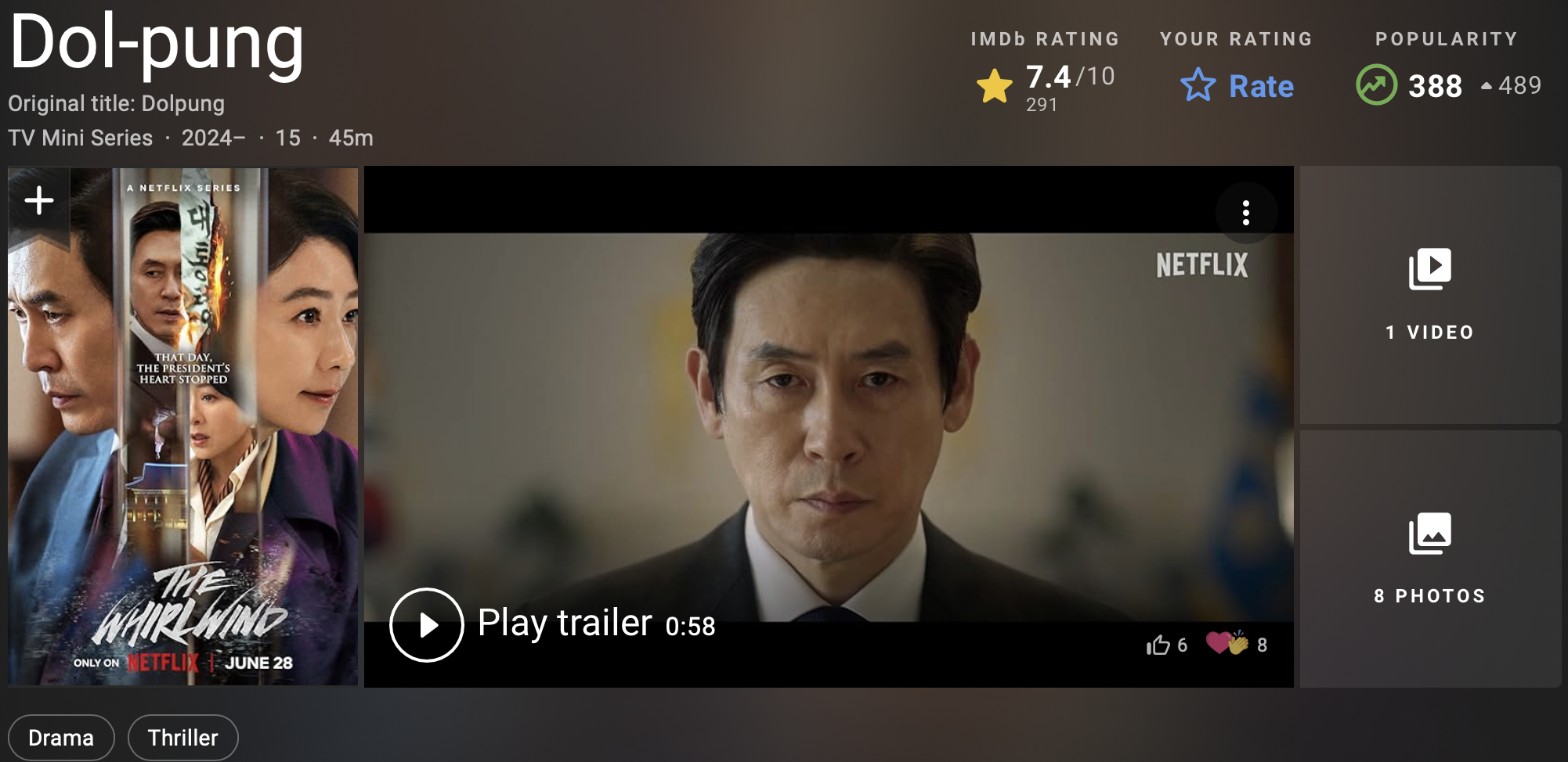 넷플릭스 드라마 돌풍 해외 평점