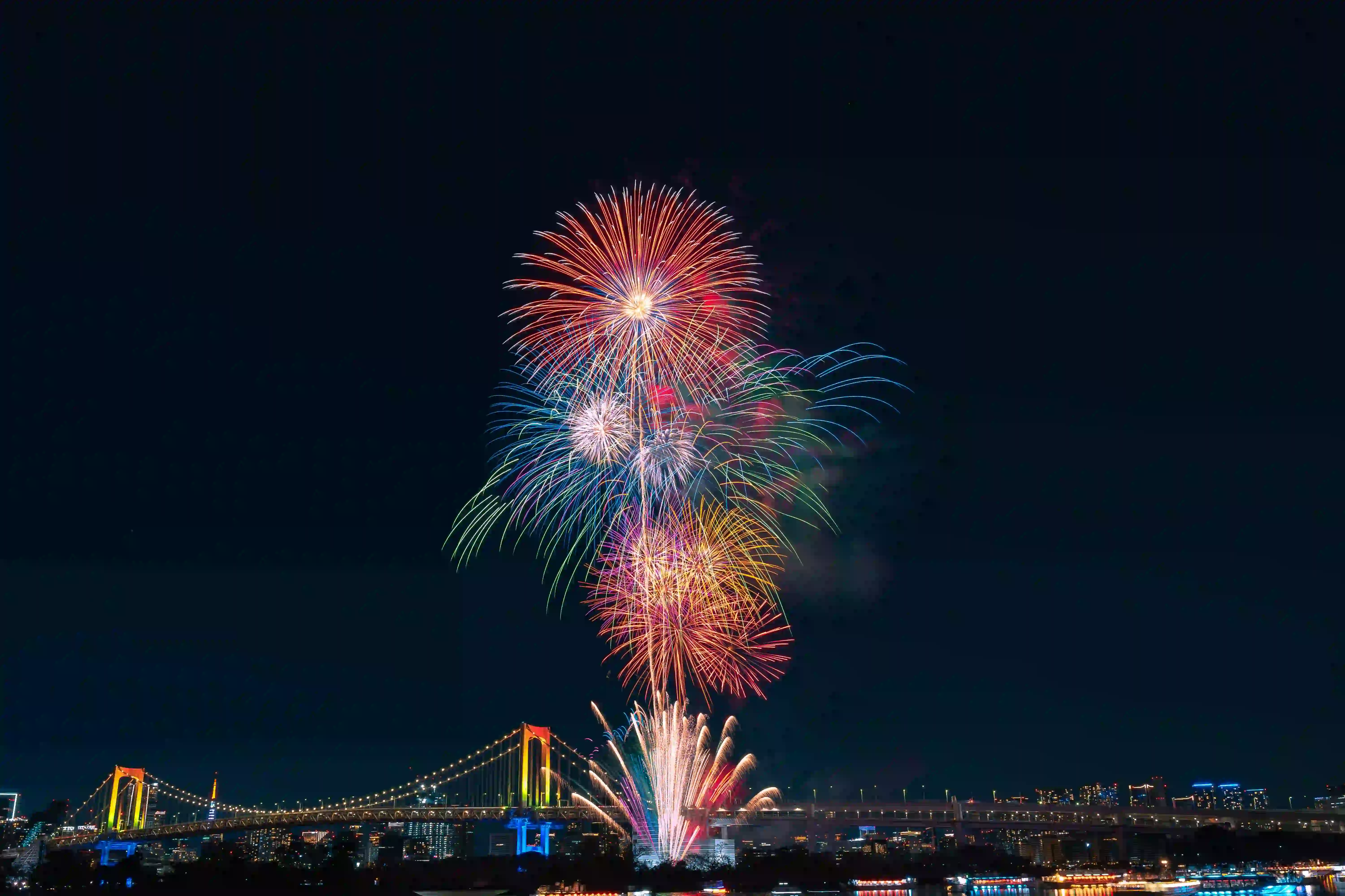 불꽃 축제를 즐기기
