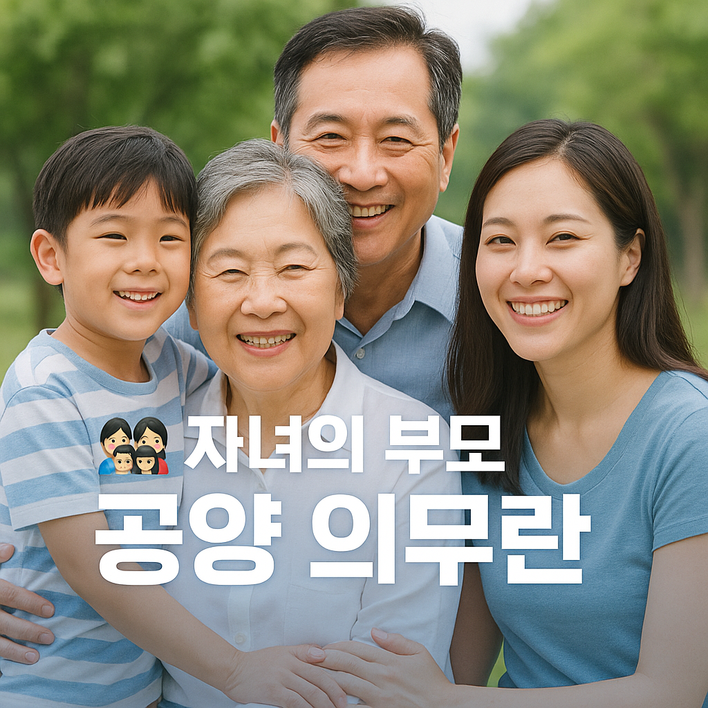 👨‍👩‍👧‍👦 자녀의 부모 공양 의무란? - 법적·도덕적 책임 총정리
