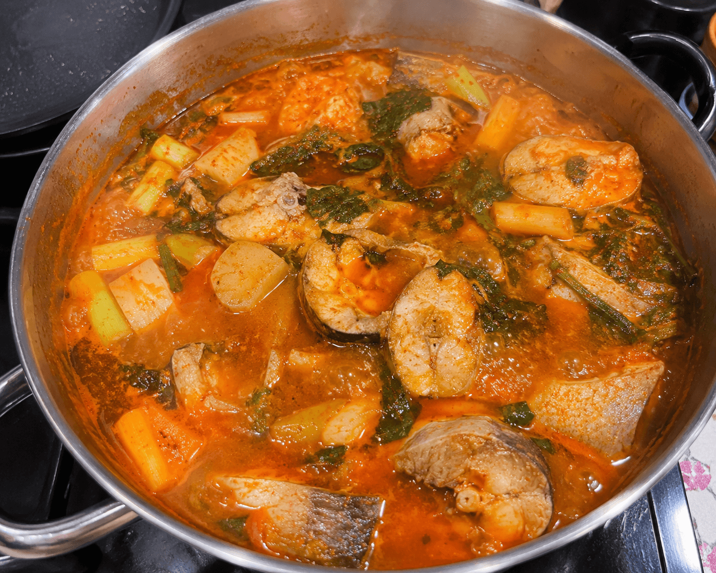 시원하고 칼칼한 국물의 동태찌개