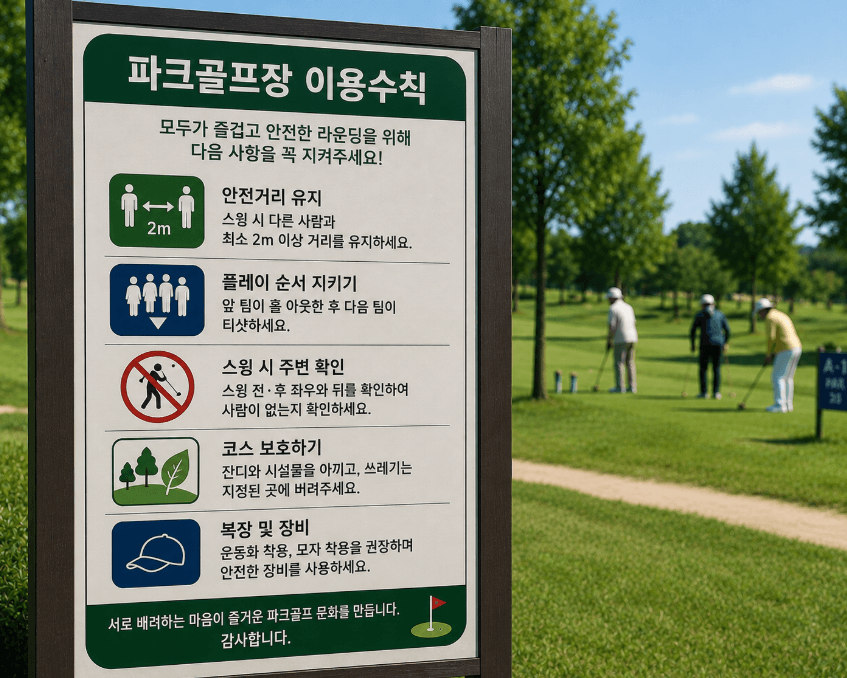 전북 죽산면 파크골프장 예약 방법과 이용요금 총정리