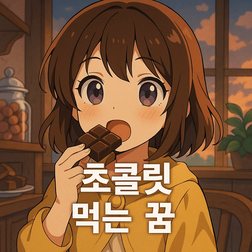 초콜릿 먹는 꿈