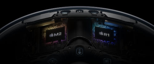 비전프로 내부 칩셋 M1, R1