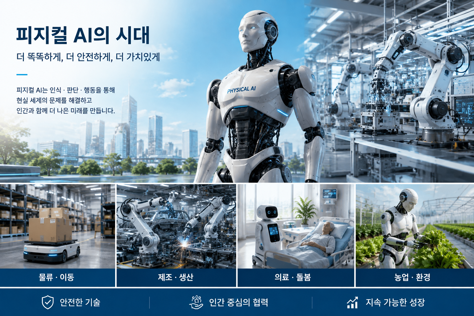 로봇·피지컬 AI 산업 총정리|휴머노이드부터 감속기·센서·AI까지
