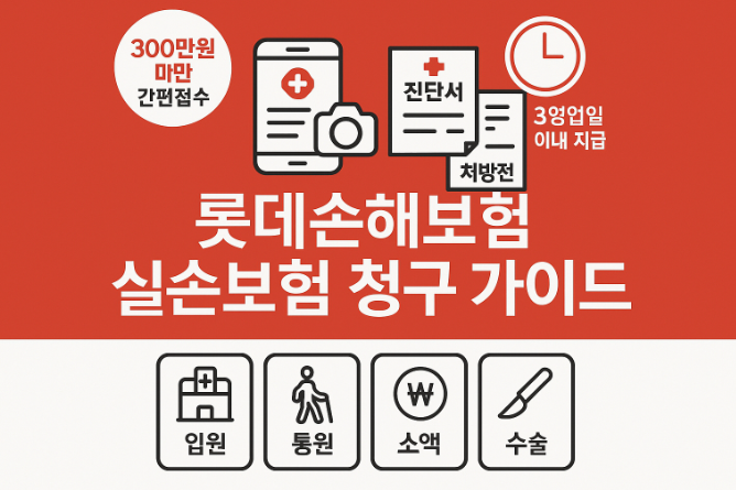 롯데손해보험-실비보험-청구-서류-절차-완벽정리