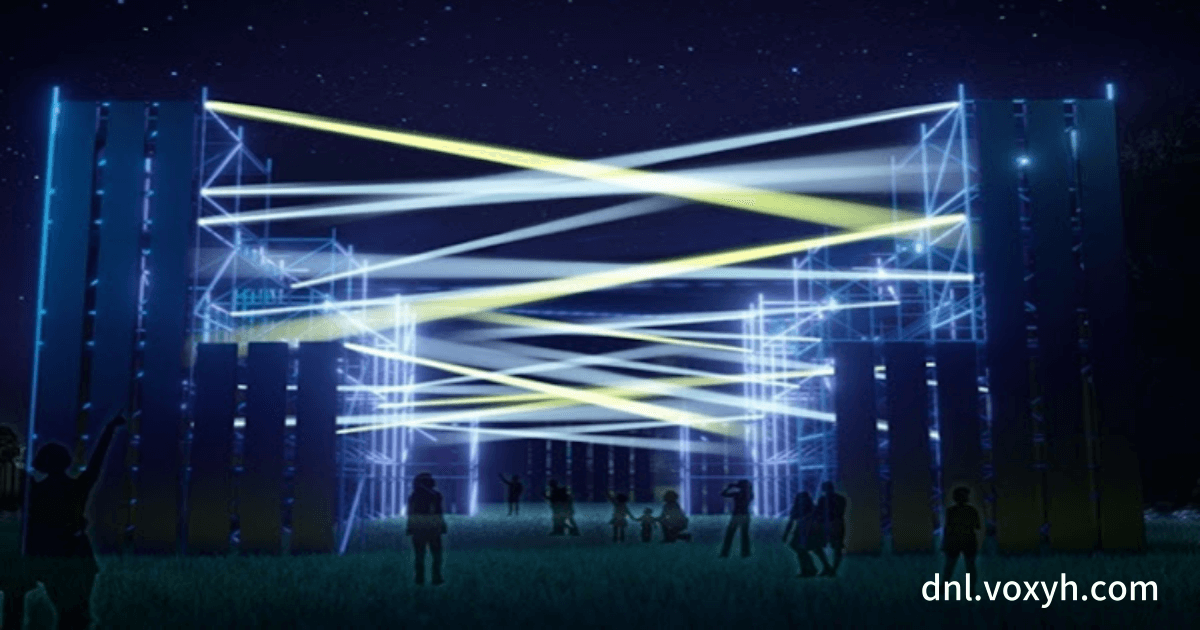 반포한강공원의 미디어 아트 페스티벌