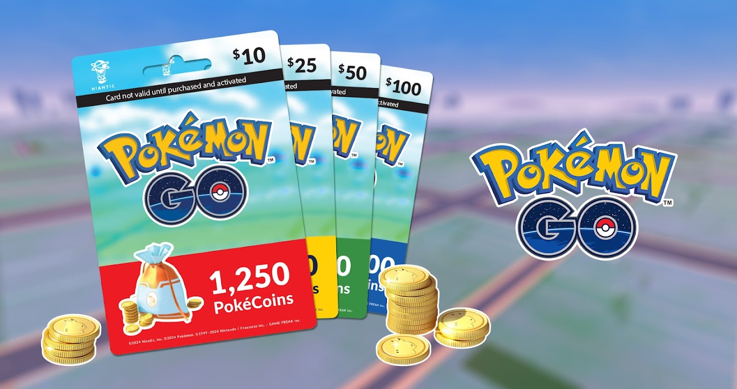 Pokemon GO Gift Cards in the US