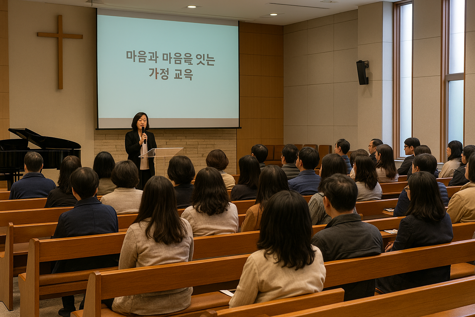 교회에서 열린 지역 학부모 초청 교육 세미나 후기