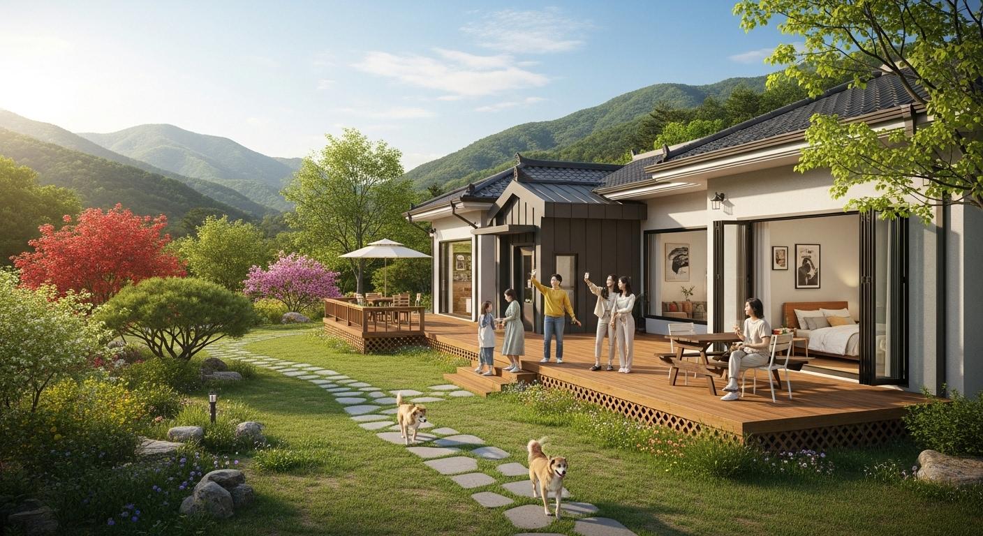 서울 근교 계곡 펜션 10인