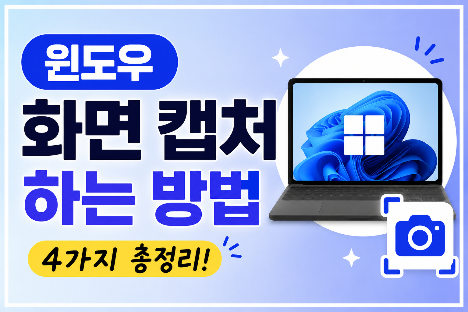 윈도우 화면 캡처하는 방법
