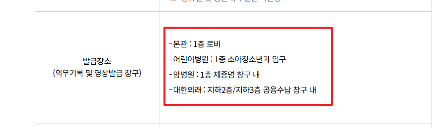 의무기록사본 발급방법2