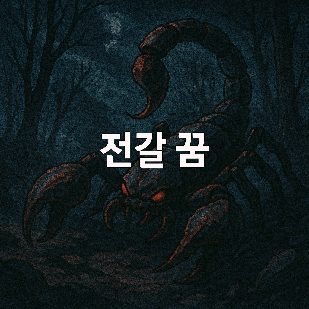 전갈 꿈 해몽