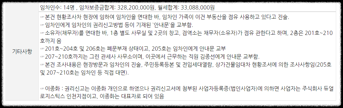 부동산경매 인천 창고 물건 분석