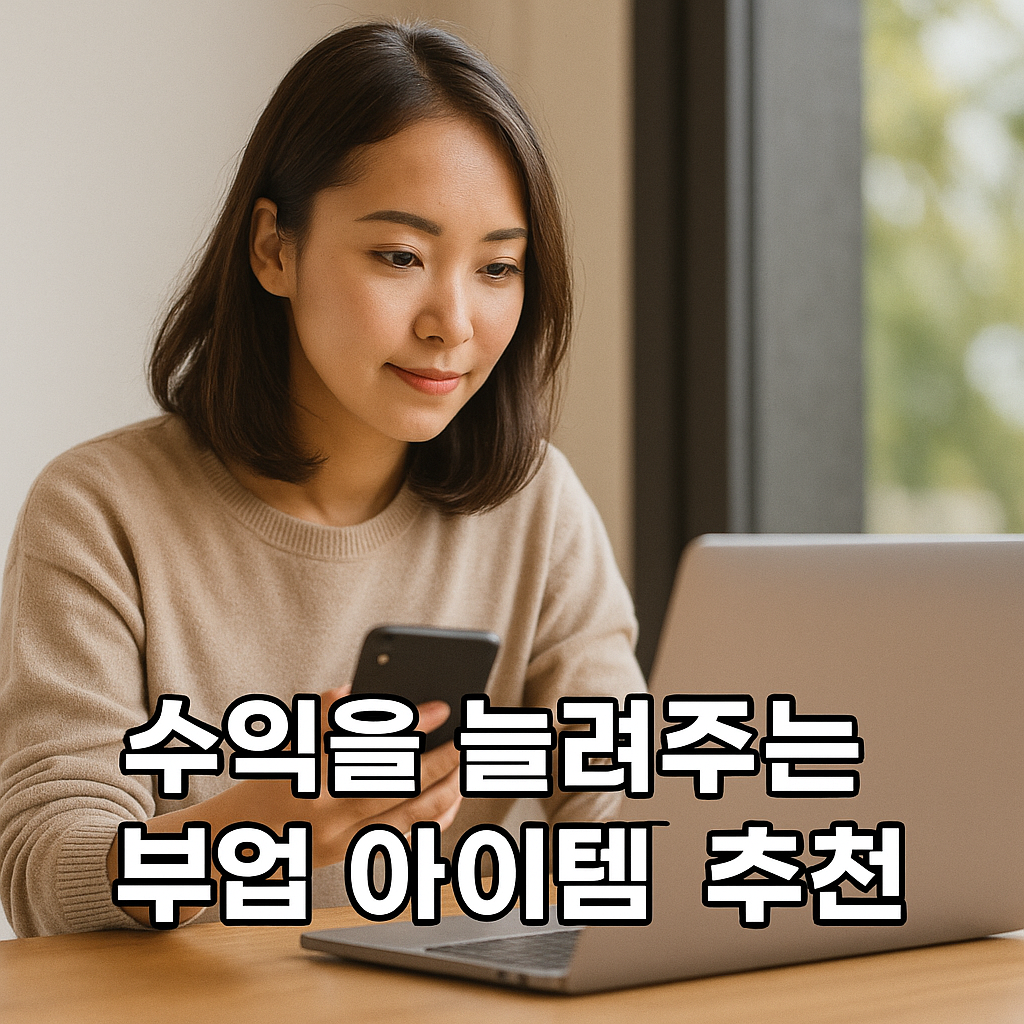 초보도 가능한 현실 부업 아이템 10가지 소개