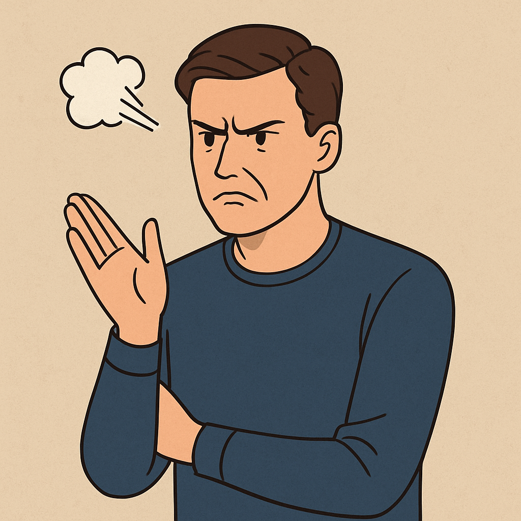 불퉁거리는 남자