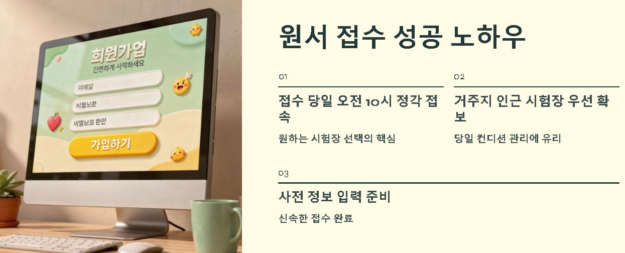 소방설비기사 시험일정 원서 접수 유의 사항