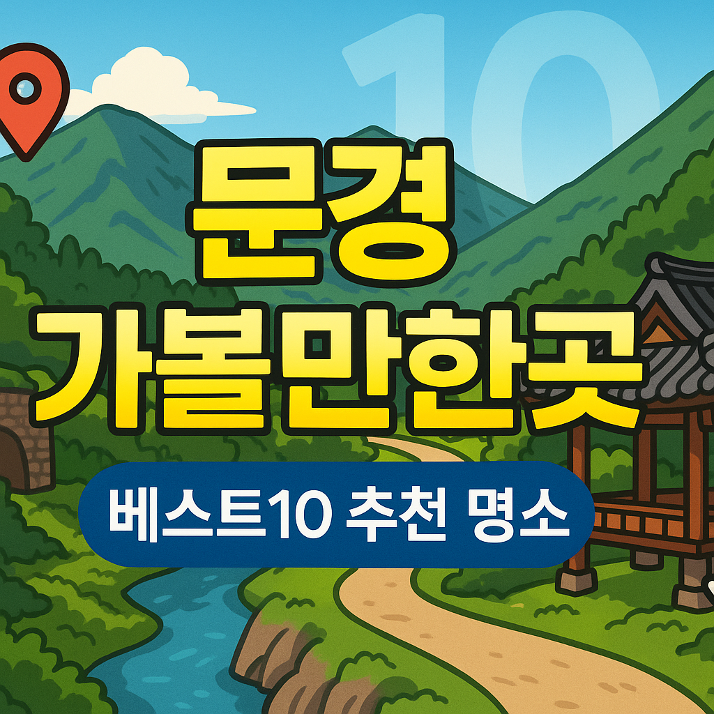 문경 가볼만한곳 베스트10