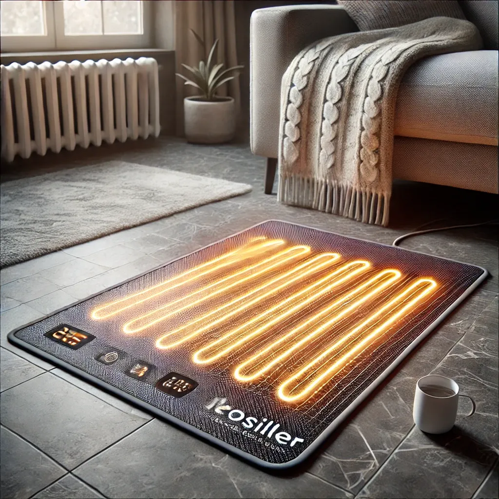 찬 바닥에서도 균일하게 열을 전달하는 일월 에어로실버 카본 매트&amp;#44; 따뜻한 공간을 조성