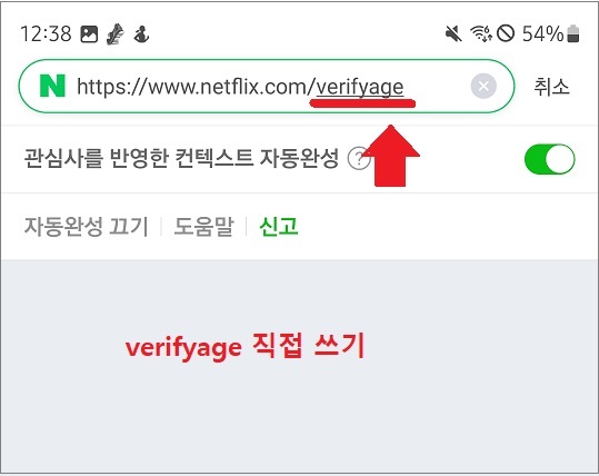 넷플릭스 verifyage 연령인증