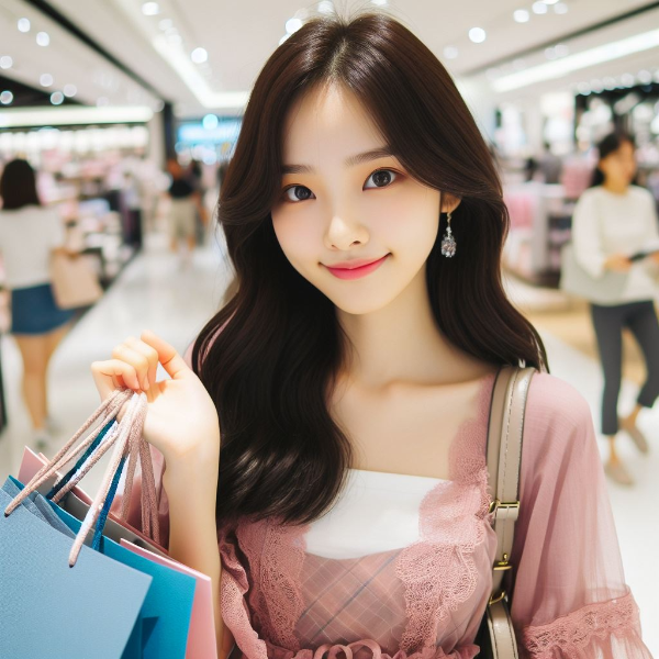 대형마트에서-쇼핑을-하는-사람