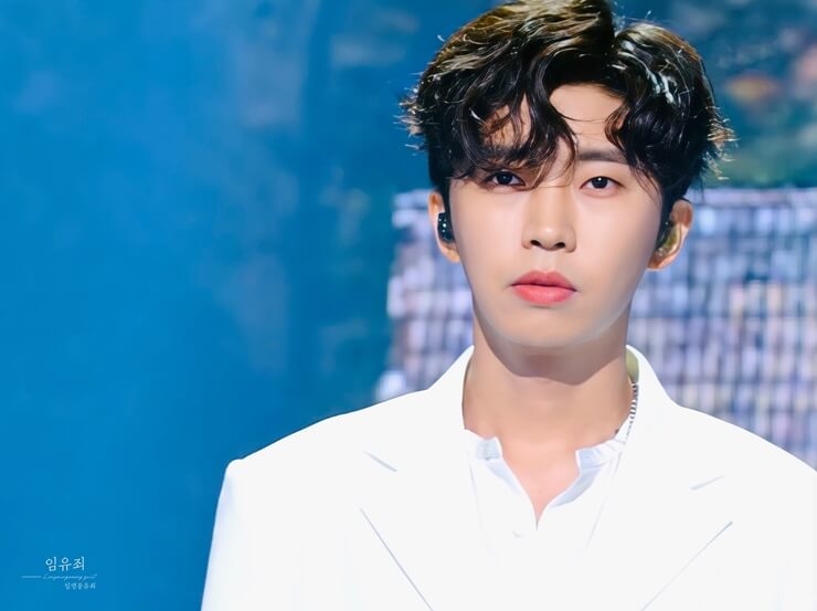 노래를 부르고 있는 임영웅 사진