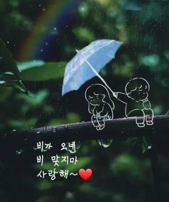 비오는날 안부 인사 건강 챙기는 말 안전 운전 당부 문장_29