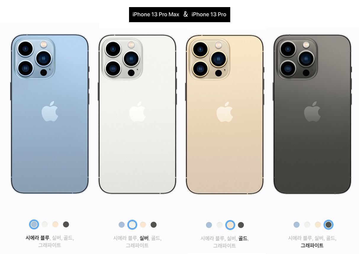 아이폰13 색상