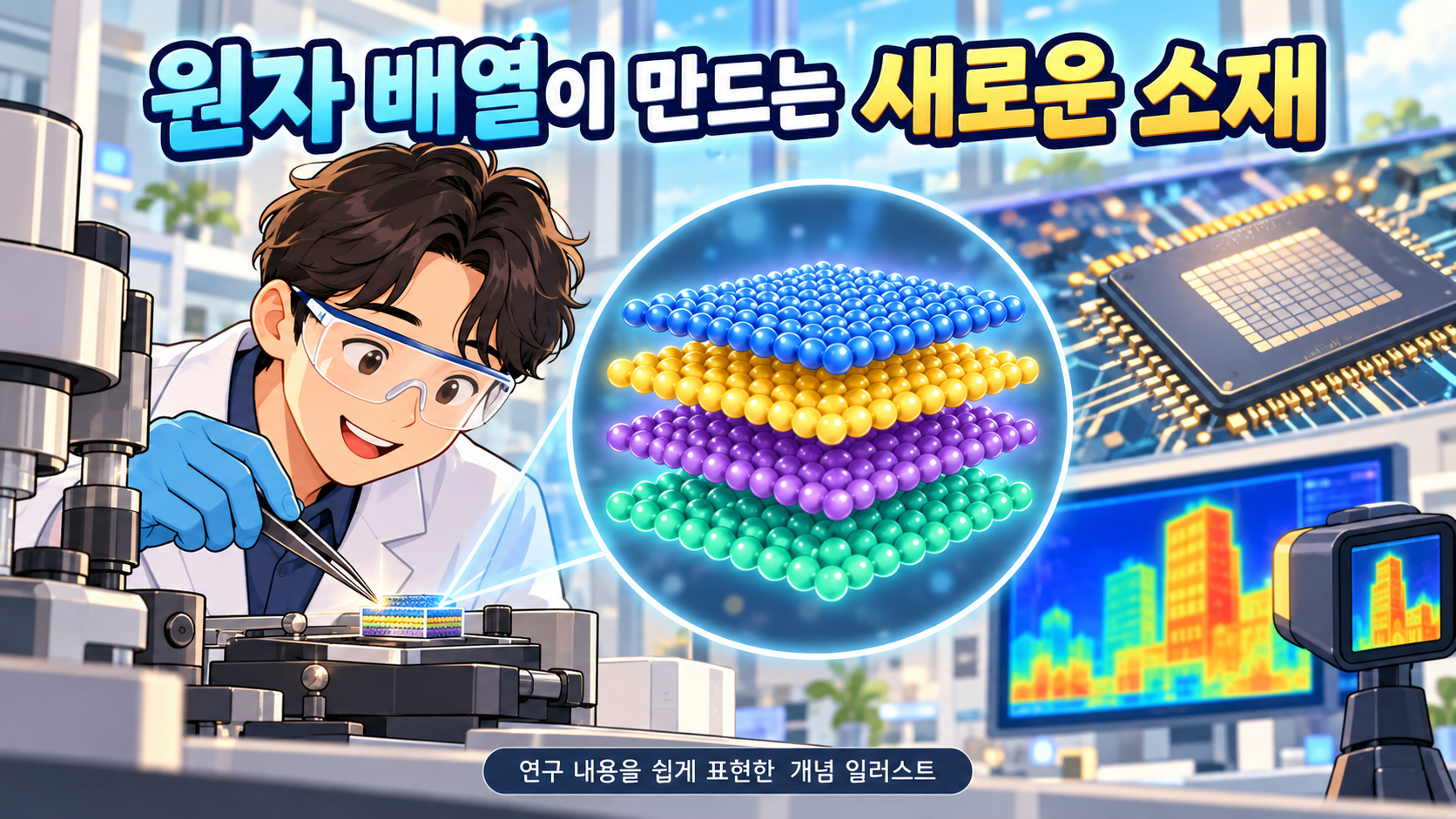 원자 쌓는 순서 바꿨더니 새로운 기능