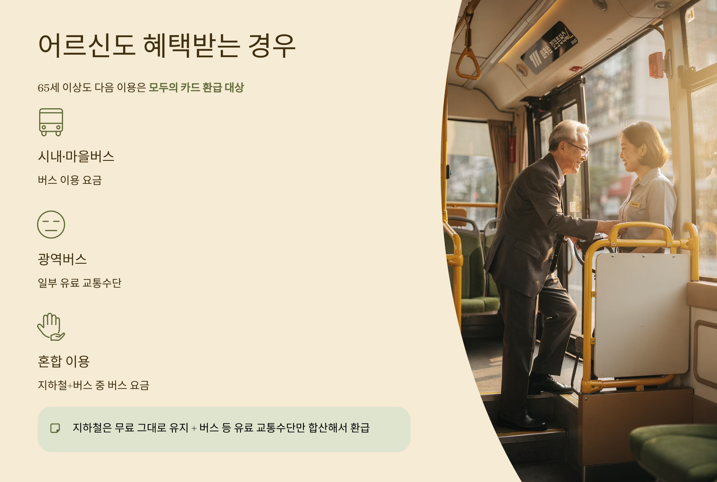 모두의 카드 65세이상 어르신 혜택받는 경우