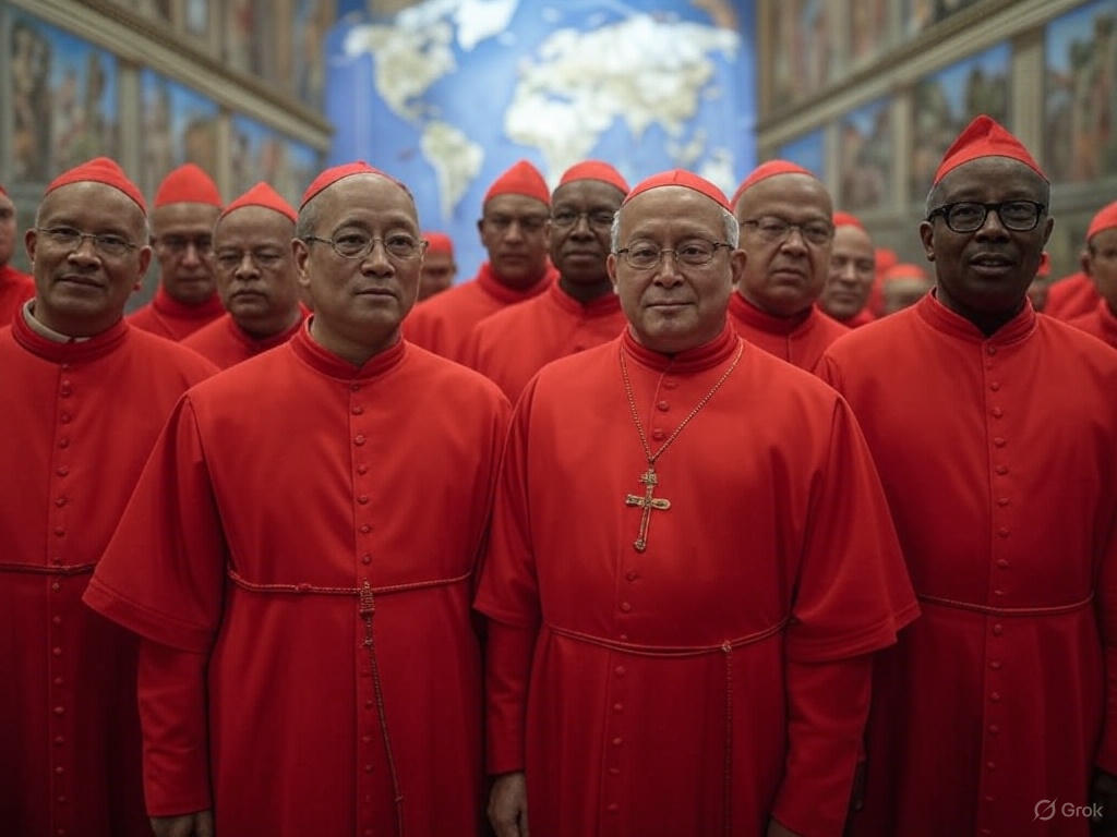 추기경들의 다양성과 글로벌 참여 강조