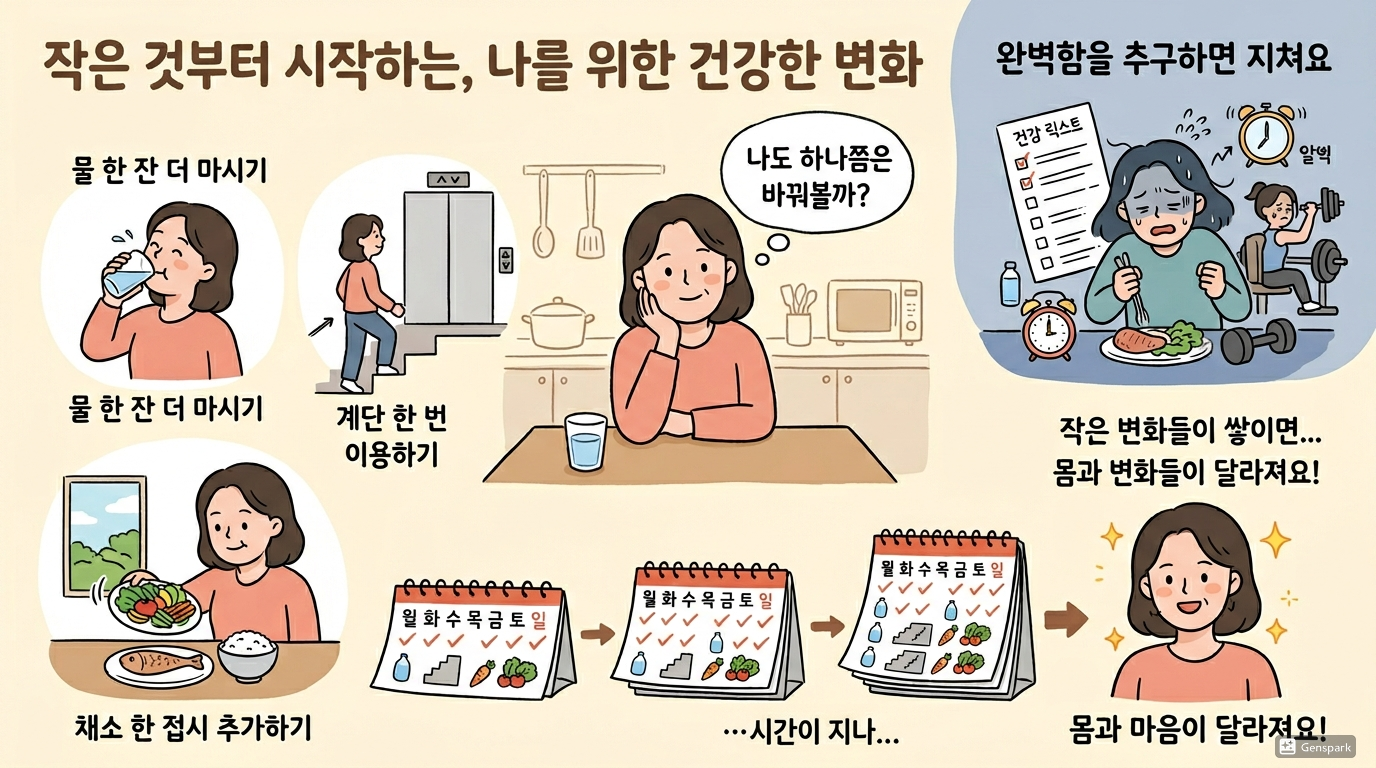 오늘 한 가지, 정말 사소한 것 하나만