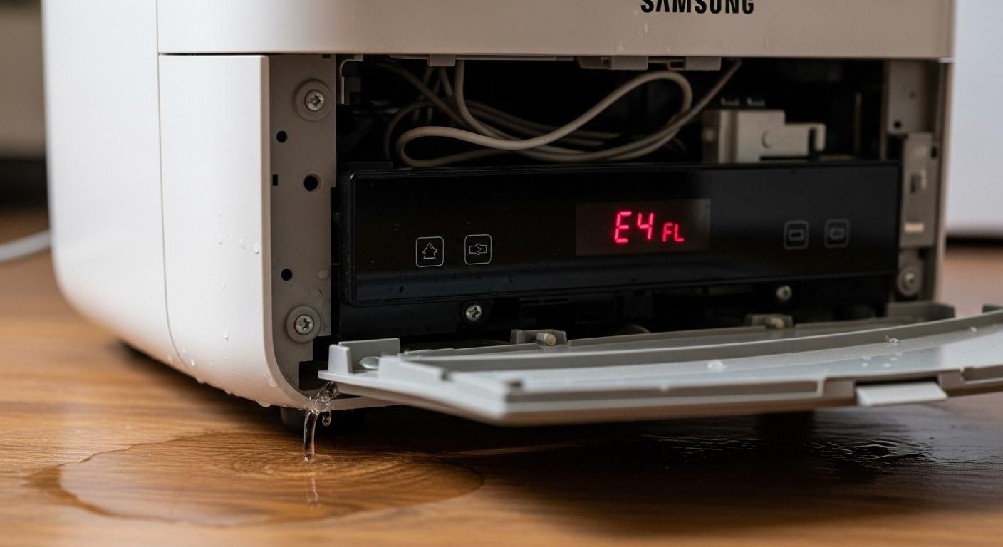 삼성 제습기 고장 전원