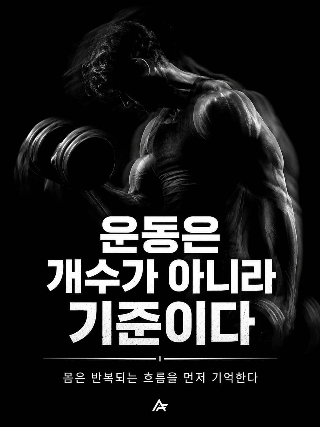 : 운동은 개수가 아니라 기준이다