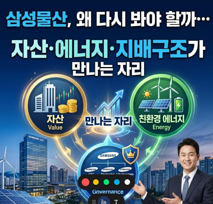 삼성물산, 왜 다시 봐야 할까&hellip; 자산&middot;에너지&middot;지배구조가 만나는 자리