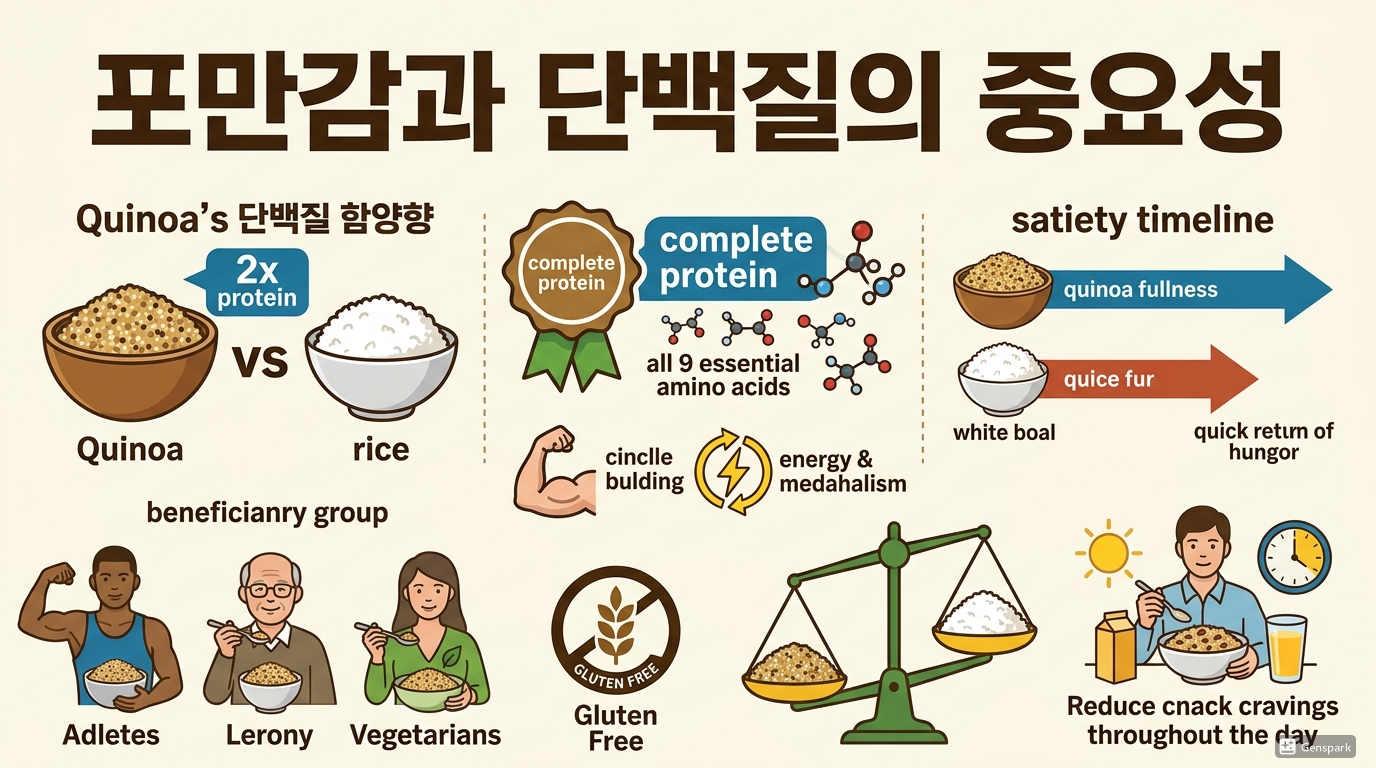 포만감과 단백질의 중요성