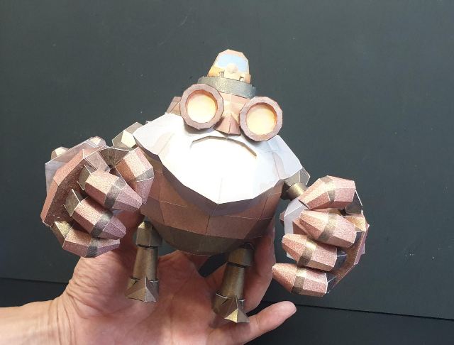 브롤스타즈 로보마이크 종이모형