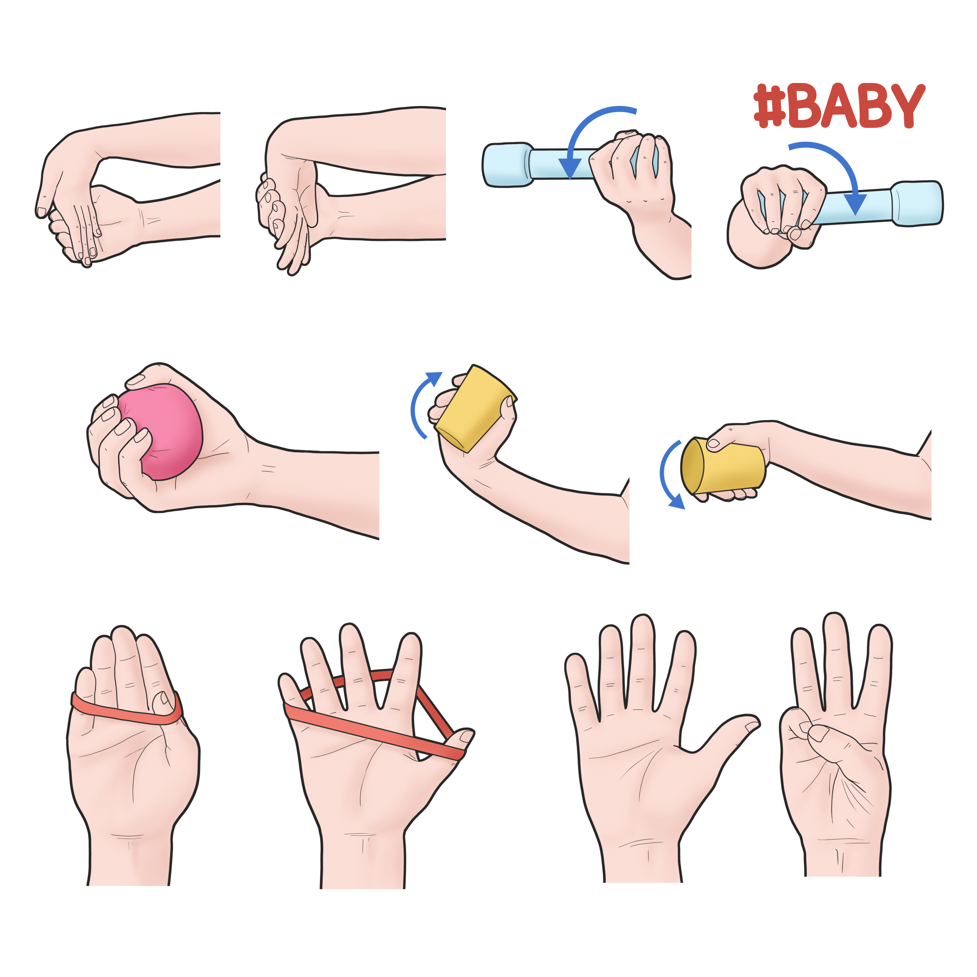 손목 스트레칭 휴식 손목 보호 손목 터널 증후군