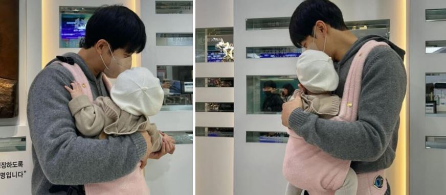이승기 아기띠