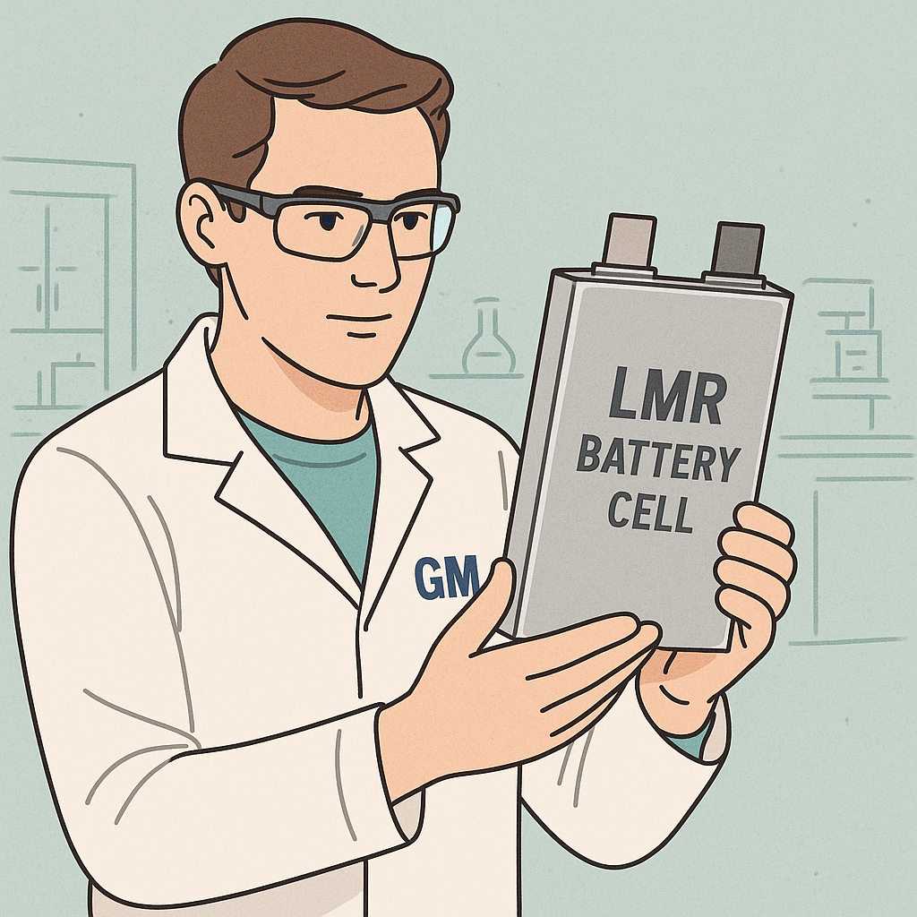 LG에너지솔루션은 GM과의 합작 LMR 배터리를 양산 사진