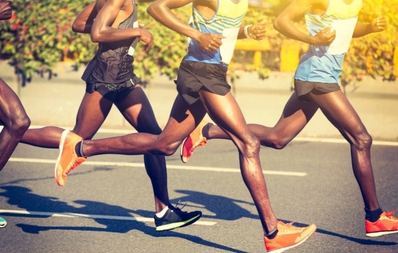 마라톤 하는 모습