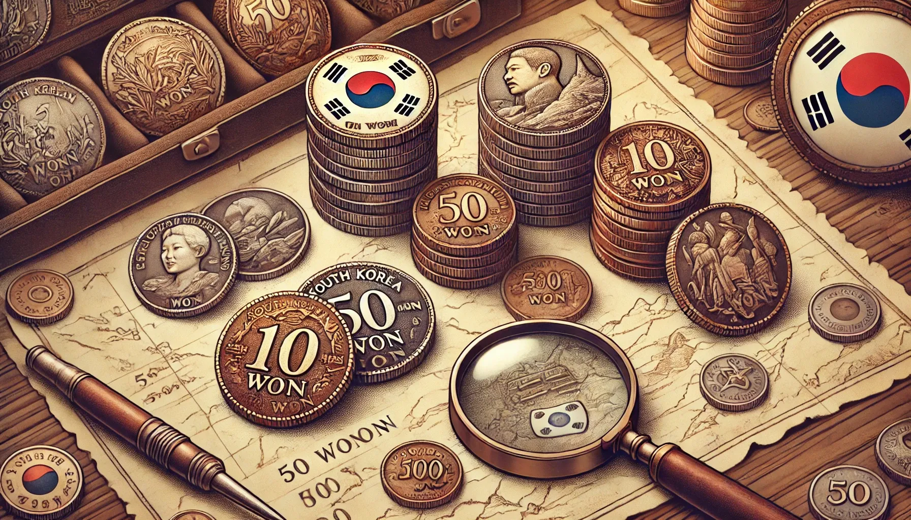 희귀동전 가격표: 10원, 50원, 100원, 500원, 숨겨진 보물 찾기