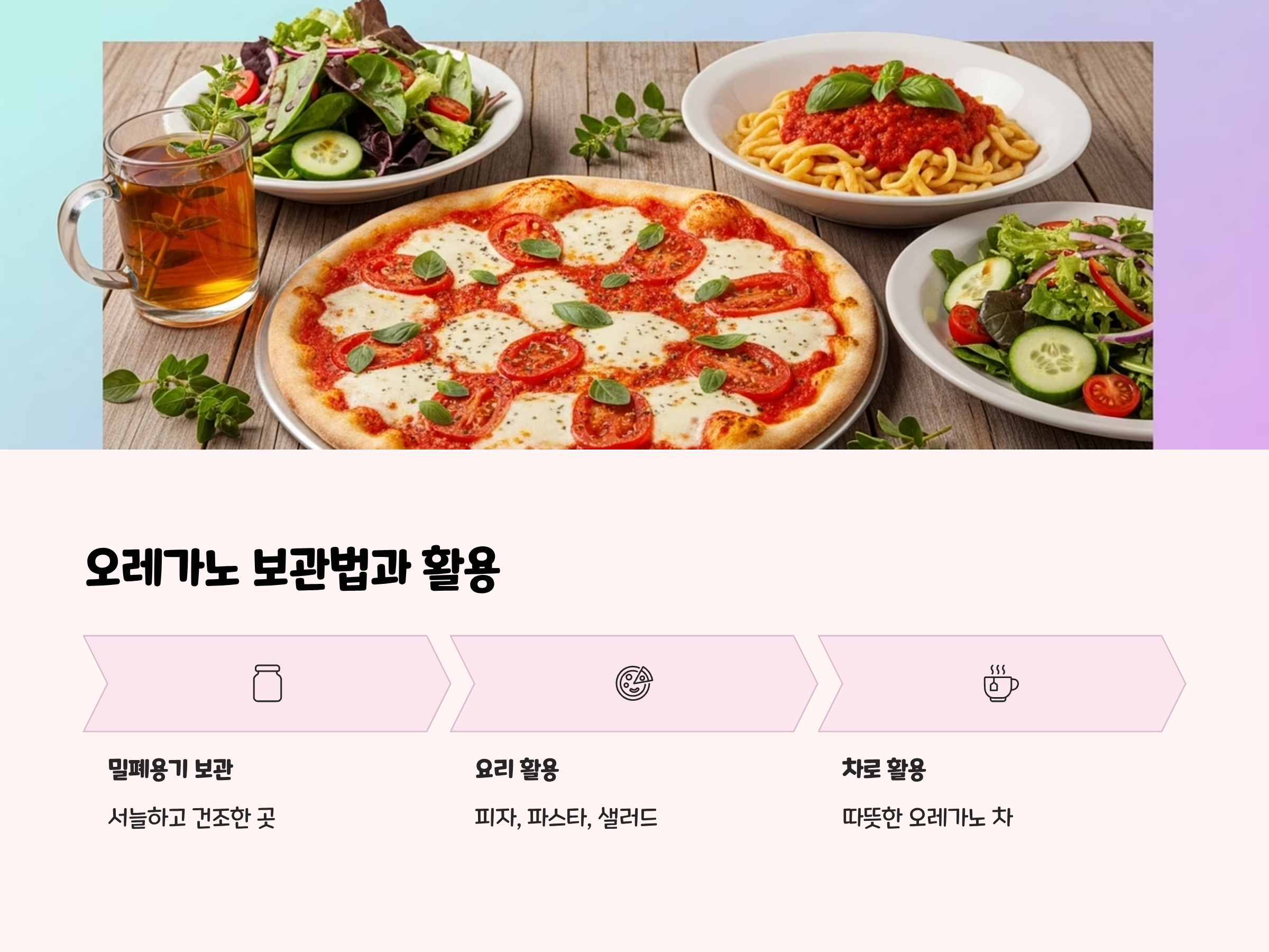 오레가노 보관법과 사용 팁