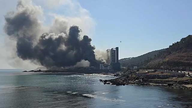 부산 반얀트리 호텔 공사장 화재 발생 6명 사망&amp;#44; 25명 부상