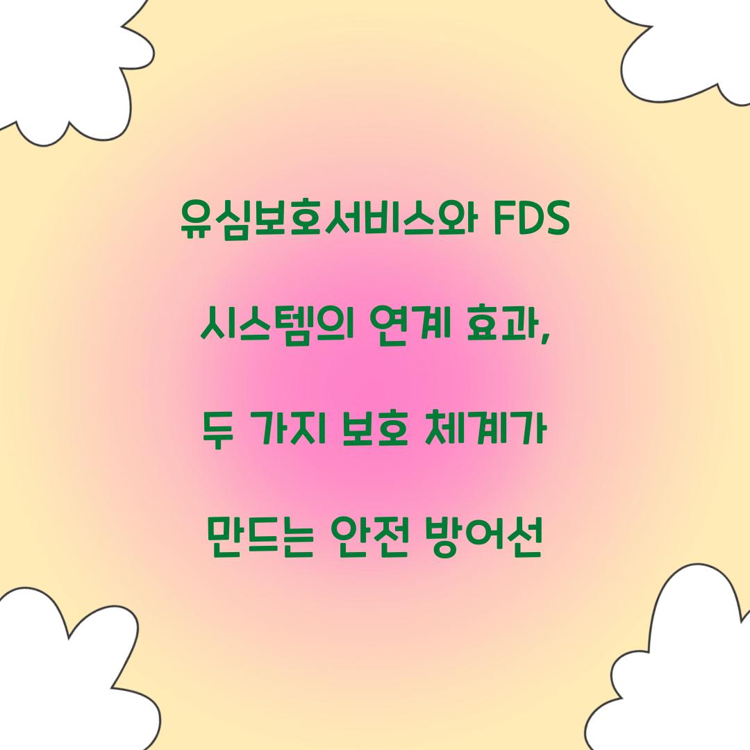 유심보호서비스와 FDS 시스템의 연계 효과