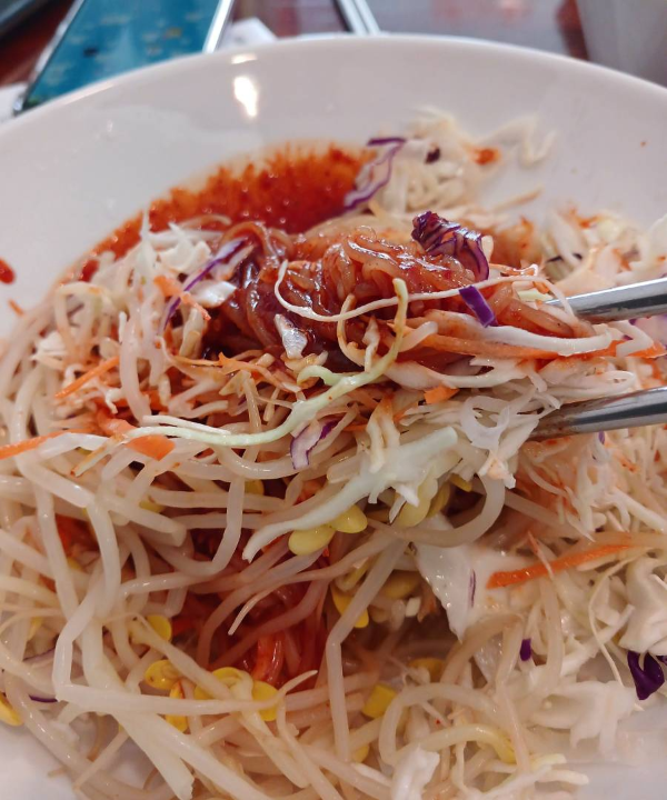 쪼르면 쫄면 비비고